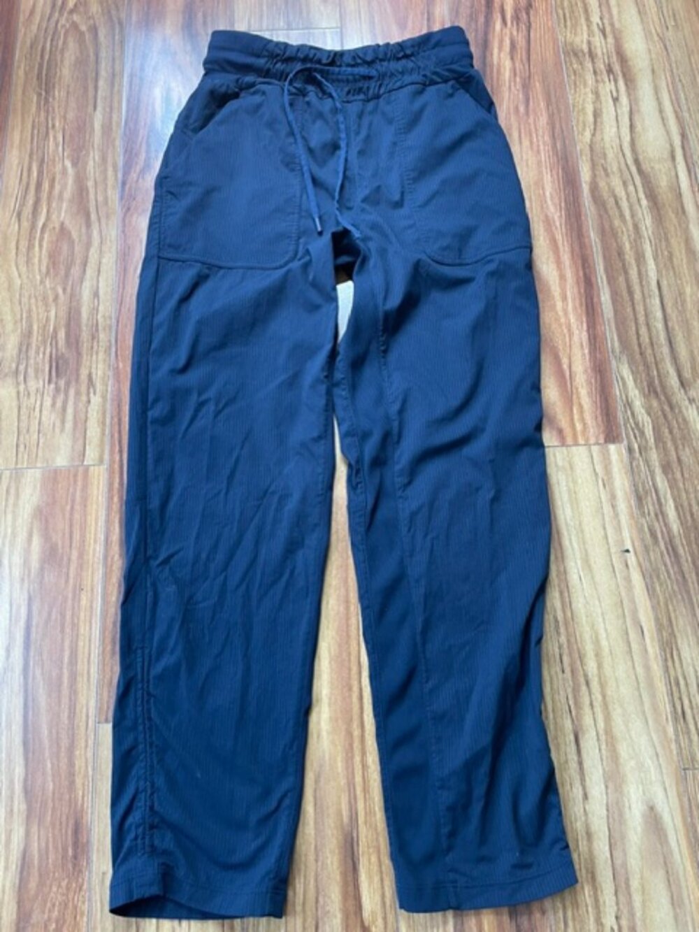 Lululemon Women's Unline Waistband Drawstring Dance Pants, Navy Blue, Size 2